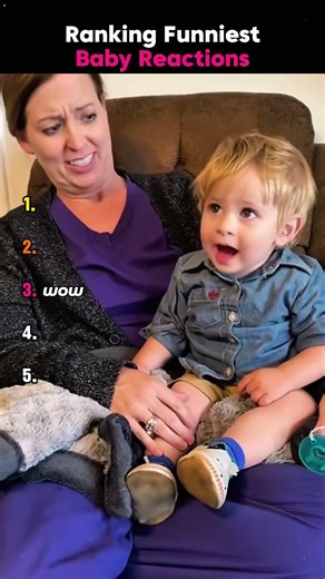Ranking The Funniest Baby Reactions 😂😅... #funny #ranking #babyreaction #shortsfeed