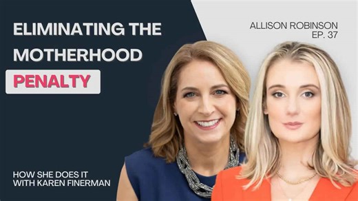 Take back your career after having kids with Allison Robinson #workingmom #mom #podcast