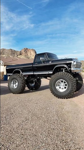 1979 Ford F350 on 58” Inch Mickeys Thompsons Tires - Full Video ☝️🆙👆