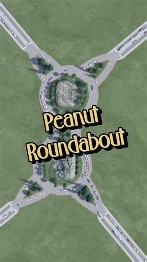 Let's build a PEANUT ROUNDABOUT! 🥜🥰 This easy to build intersection is great for moderate traffic volumes when a simple traffic light isn't enough but you don't need an interchange. while this design CAN be done without mods, in this tutorial I'm using the following simple mods: ✅ Network Anarchy ✅ Precision Engineering ✅ Move It! ✅ Traffic Manager #citiesskylines #interchange #roundabout #cityplanning #infrastructure #urbanplanning #onemorelane