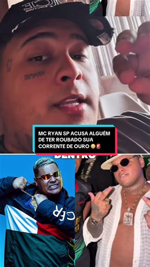 MC Ryan SP Revoltado Por Corrente De Ouro Roubada 😳🚨