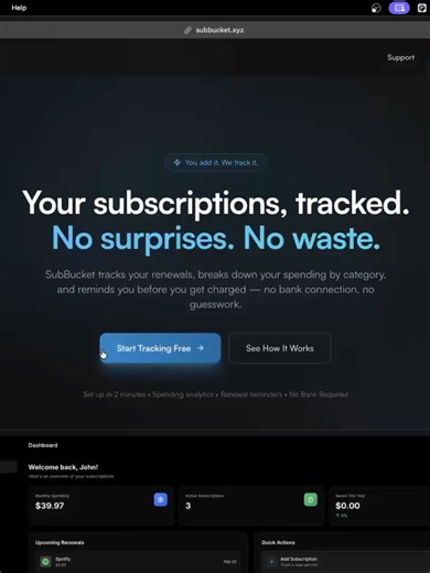 Track Your Subscriptions Easily with SubBucket