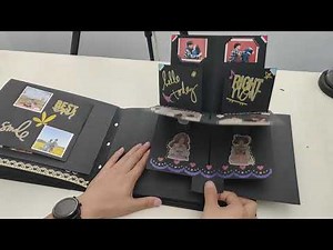 Pop Up Scrapbook Ideas DIY Photo Album 3D Material package