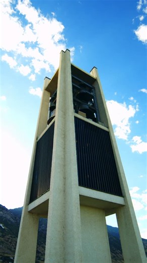 BYU on Instagram: "Have you HEARD the news? BYU’s carillon has a new bell! This massive (3.5 tons!) new bell is the first bell to be added since 1975 when the carillon was built for BYU’s centennial celebration."
