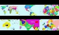 Mix of 6 videos from youtube : Kidstv123 world comparision
