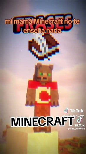 minecraft me enseño lo suficiente