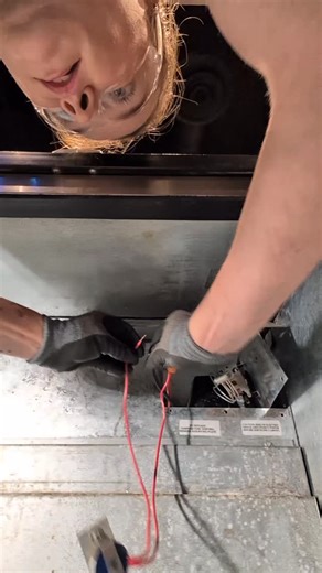 HVACjess on Instagram: "This bar freezer keeps beer glasses frosty 🍻 . We replaced the defrost termination klixon which is a little safety switch on an evaporator coil. When the coil warms up to a set temperature during defrost, it cuts the heaters early so your box doesn’t overheat . It protects the system from unnecessary heat, which could start raising the refrigerated space temperature. . After defrost ends and the coil cools, the klixon resets, ready for the next cycle. . Small but smart! 