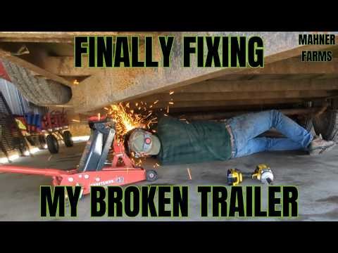 Fixing a Rusted Trailer Hanger Plate on My 10K Trailer