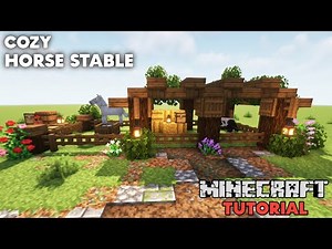 Minecraft | How To Build a Horse Stable In 1.20 | Easy Tutorial
