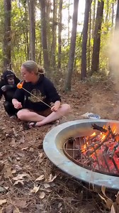 Roasting marshmallows with chimp | Bella Mini Show
