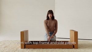 Maven Lane Artemis Coffee Table – 18 Inch Rectangle Table with Storage – Natural Solid Wood – Ideal for Living Room and Lounge