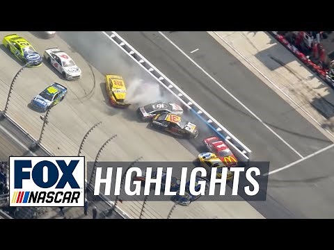 Jimmie Johnson Starts Massive Wreck - Dover - 2016 NASCAR Sprint Cup