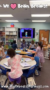 74K views · 138 reactions | First the wheel spins to show us what brain break we are doing, then we do it for 10 second at normal speed, 10 seconds in fast forward, and 10 seconds in slow motion. Kids love these fun, no-prep videos! I am working on Halloween version right now! Not a member of the club? Join us at www.whiteboardwarmups.com | Primary Techie | Facebook