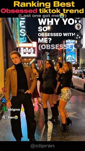 Ranking Best obsessed tiktok trend