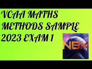2023 VCE Sample Mathematical Methods Exam 1 Suggested Solutions