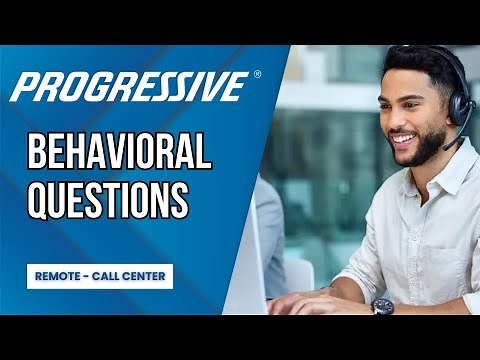 Progressive Video Interview Behavioral Questions