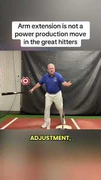 Arm Extension - A Power Production Move Or An Adjustment Move?