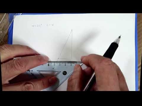 Drawing a right triangle: Case hypotenuse and an acute angle
