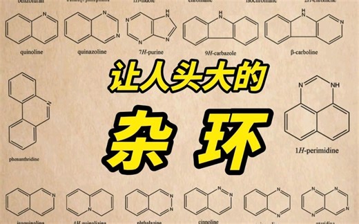 让人头大的杂环化合物
