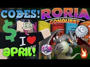 NEW WORKING CODES! OF APRIL! in Pokémon Brick Bronze Roria’s Conquest! (Free Rewards)