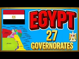 Egypt Map Explained 🇪🇬 | 27 Governorates of Egypt