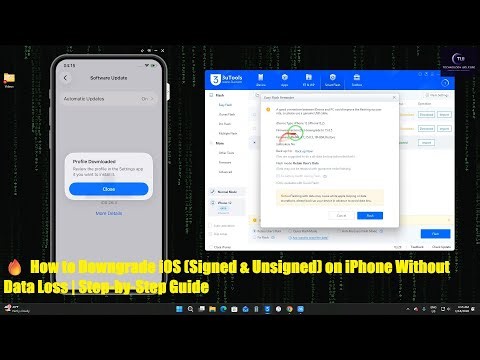 🚨 Downgrade ANY iOS Version (Signed & Unsigned) on iPhone Without Data Loss!