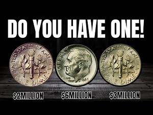 Top 10 Most Valuable Roosevelt Dimes Worth Millions!