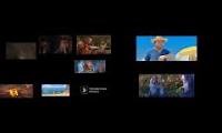 Mix of 2 videos from youtube : All Blue Sky Studios Ice Age vs. Rio Films at once