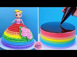 How To Make The Best Ever Rainbow Cake | Part 181