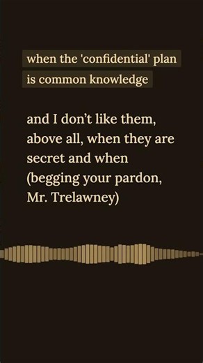 "It's a way of speaking" — Treasure Island