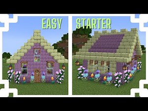 How To Build An End Stone And Purpur Survival Starter House | Minecraft Tutorial