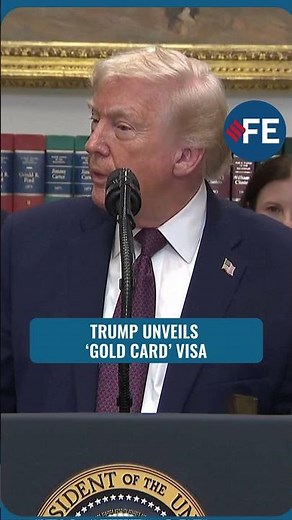 WATCH: Trump Reveals ‘Gold Card’ Fast-Track US Visa Program