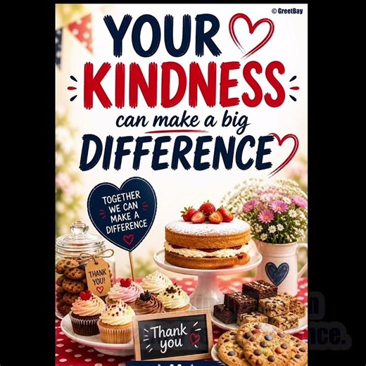 Charity Bake Sale Fundraiser – Promote Your Event with a Video Message