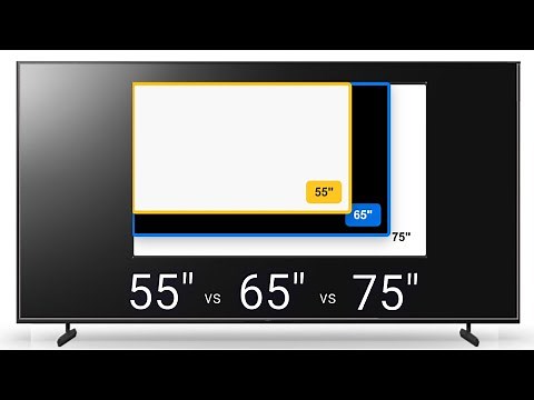 55 vs 65 vs 75 Inch TV: See the Real Difference