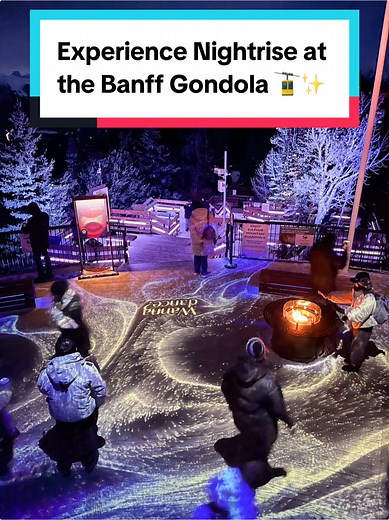 Experience Nightrise at the Banff Gondola this Month