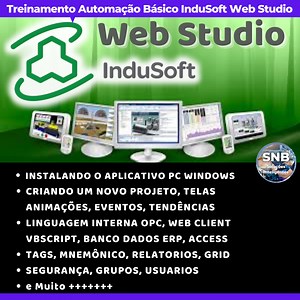 AUTOMAÇÃO Básico InduSoft Web Studio + Manual de referência VBScript para InduSoft Web Studio Ebook PT - SNB Soluções Inteligentes | Hotmart