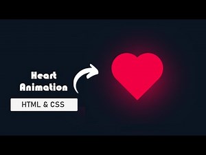 How to make Heart Beat Animation with HTML and SASS (SCSS)