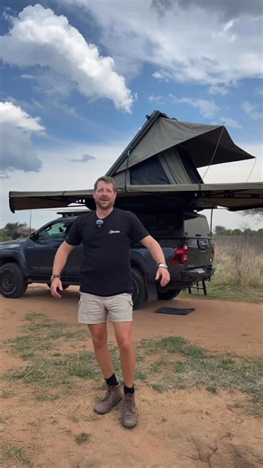 A proper touring setup, proven in Africa. Dean breaks down this Hilux build, running the AX27 rooftop tent and 270XT MAX awning, a setup that saw serious miles during an Africa trip with @theexplorelife. Built for long days, remote camps, and doing it all again tomorrow. Full rig rundown now live on YouTube. 👉 Link in bio #thebushcompany #4x4 #overland #hiluxbuild #rooftoptent 270xtmax touringsetup | The Bush Company