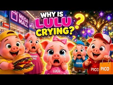 WHY IS LULU CRYING? 😭🐷 | This Little Piggy Song (Fun Kids Animation)