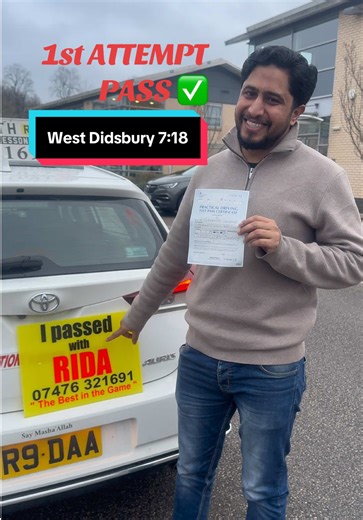 First Time Driving Test Success in West Didsbury