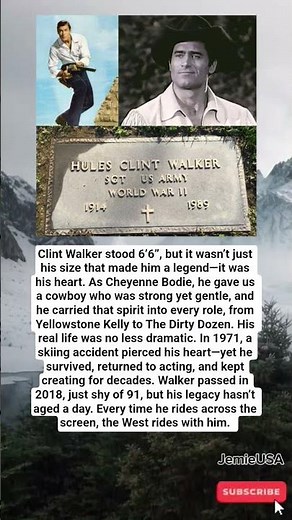 Clint Walker’s Legacy Lives On: The Cowboy, the Survivor, the True Western Hero