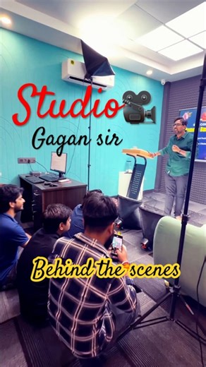26K views · 842 reactions | Studio Tour  Behind the Scenes ✌️ Gagan Pratap Sir #onlinecoaching #ssc #liveclass | Math Concept king | Facebook