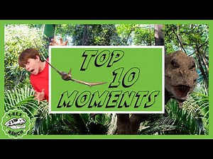 TOP 10 EPIC DINO MOMENTS! | T-Rex Ranch Dinosaur Videos