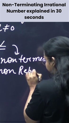 Non-Terminating Irrational Numbers in 30 Seconds 🤯 #Shorts