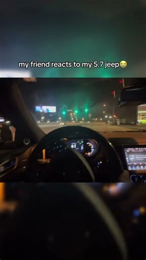 friends react to my 5.7 jeep😭 #hemi #jeep #srt #srtjeep #trackhawk