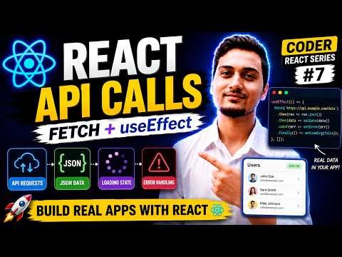 Working with APIs in React ⚛️ | Fetch Data with useEffect | Coder React Series #7