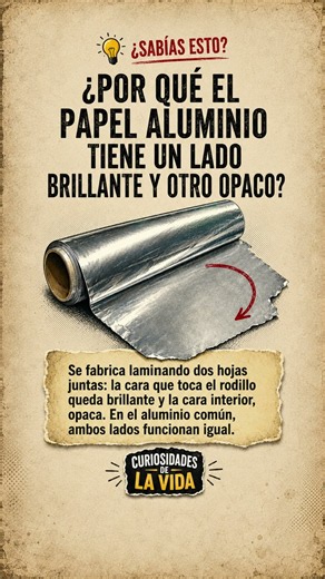El secreto del papel aluminio que nadie te contó #sabiasque #hogar #curiosidades