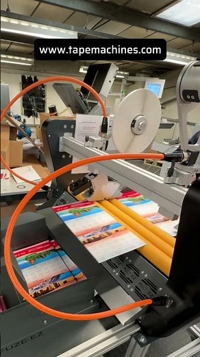 Machine for applying double sided fingerlift (dry edge) tape
