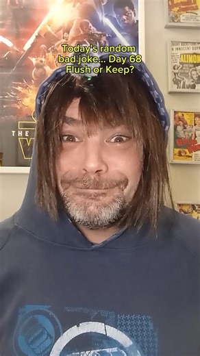 Today's random dad joke. Day 68. Flush or keep? From a book by Sid Finch. Smelly Fairies.. #dadjokes