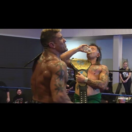 All Star Moments - NWA World Heavyweight Champion EC3 Struggles To Scull A Beer! #allstarwrestling